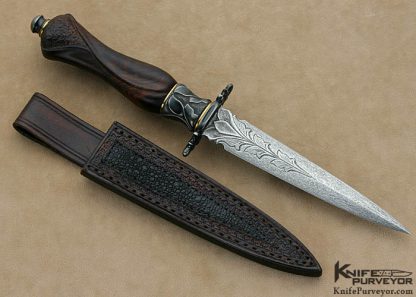 Larry Fuegen Custom Knife Sole Authorship Presentation Dagger - Image 6