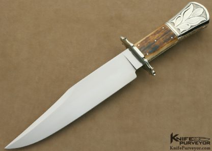 Larry Fuegen Custom Knife Carved Bowie