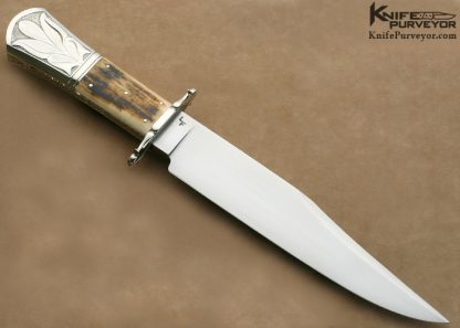 Larry Fuegen Custom Knife Carved Bowie - Image 4