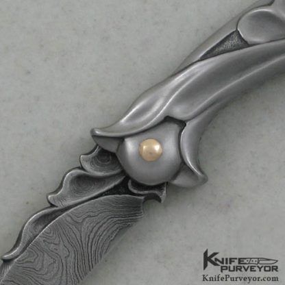 Larry Fuegen Custom Knife Sole Authorship Carved Slipjoint - Image 2