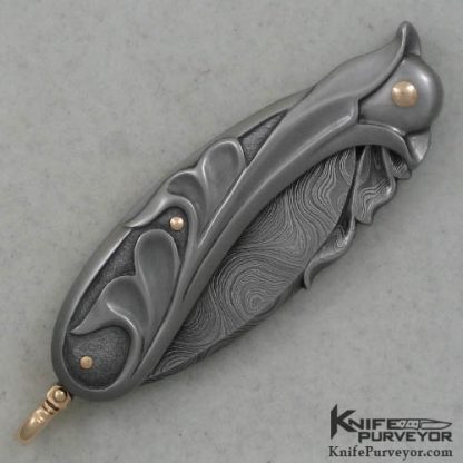 Larry Fuegen Custom Knife Sole Authorship Carved Slipjoint - Image 4