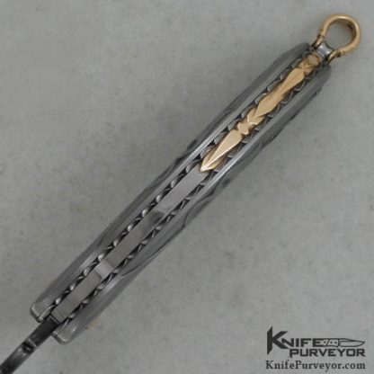 Larry Fuegen Custom Knife Sole Authorship Carved Slipjoint - Image 3