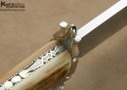Larry Fuegen Custom Knife Carved Bowie - Image 9