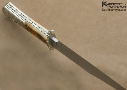 Larry Fuegen Custom Knife Carved Bowie - Image 10