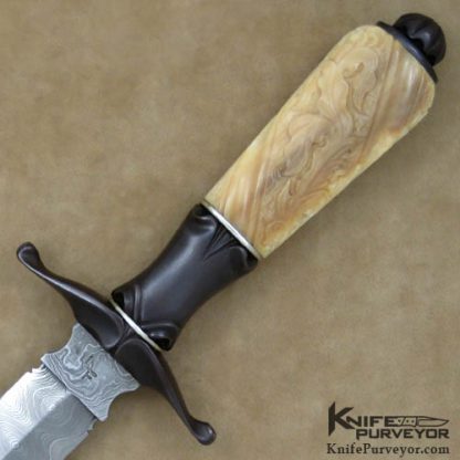 Larry Fuegen Custom Knife Sole Authorship Take Down Art Dagger - Image 2