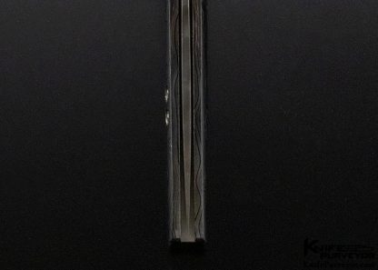 Larry Newton Custom Knife Damascus Liner Lock - Image 8