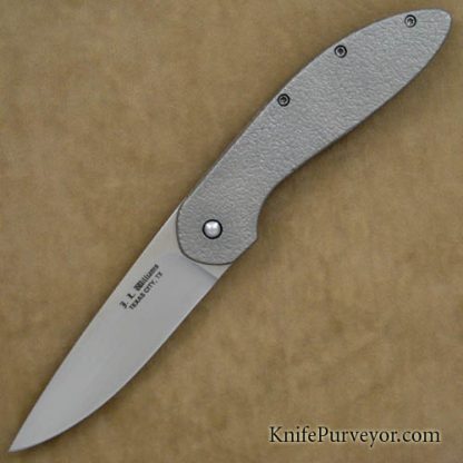 J.L. Williams Custom Knife Plain Jane Iceman Flipper