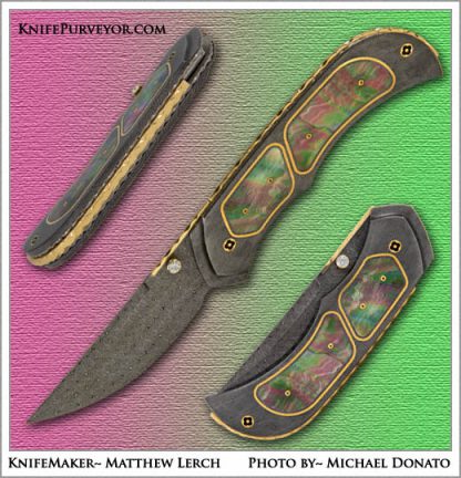 Matthew Lerch's Custom Knife: Blacklip Triple Action "Credit Card" Automatic
