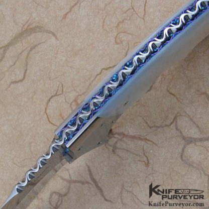 Steve Likarich Custom Knife Mother of Pearl Advanced Fighter - Image 4