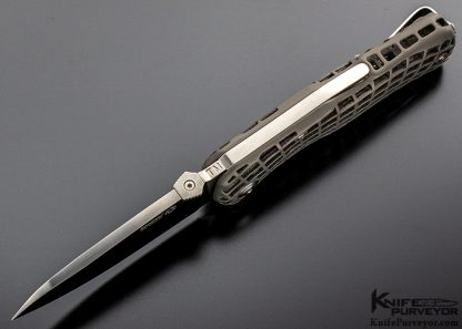 Lionsteel Custom Knife TiDust #3 of 100 3D Printed Titanium Integral Lockback - Image 5