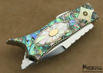 Lloyd Hale Custom Knives Mosaic Lockback Folder - Image 3