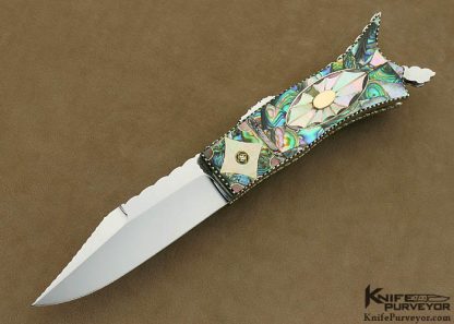 Lloyd Hale Custom Knives Mosaic Lockback Folder