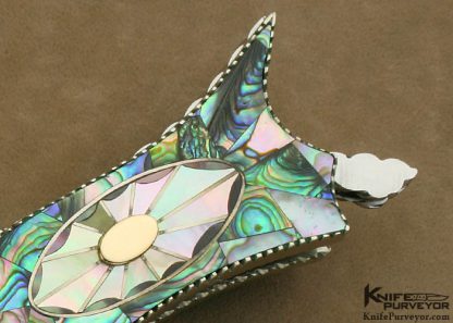 Lloyd Hale Custom Knives Mosaic Lockback Folder - Image 4
