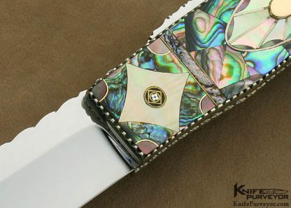 Lloyd Hale Custom Knives Mosaic Lockback Folder - Image 2