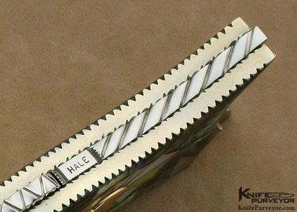 Lloyd Hale Custom Knives Mosaic Lockback Folder - Image 6