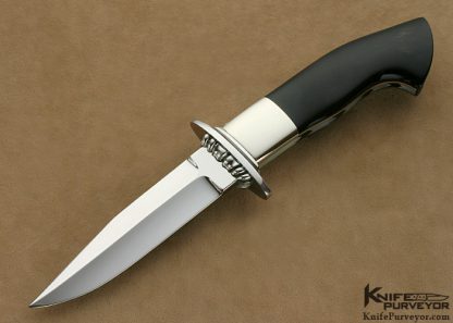 Lloyd Hale Custom Knife Cape Buffalo Horn Boot Knife