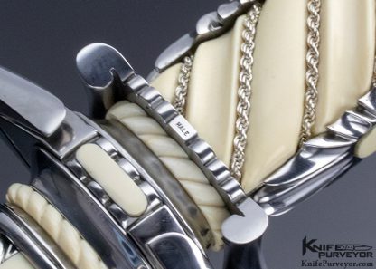 Lloyd Hale Custom Knife  Fluted Mammoth Presentation Dagger - Image 11