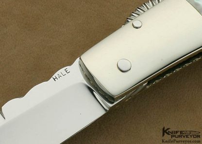 Lloyd Hale Custom Knife Mother of Pearl Fancy Front Lock - Image 2