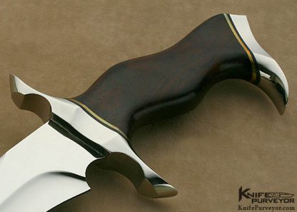 Bill Luckett Custom Knife Cocobolo Wood "NightHawk" - Image 2