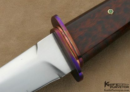 Mardi Meshejian Custom Knife Sole Authorship Forged Steel & Snakewood Desk Knife - Image 2