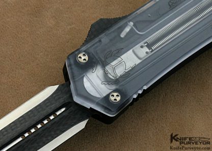 Tony Marfione Custom Microtech Double Edge Scarab OTF Auto - Image 2
