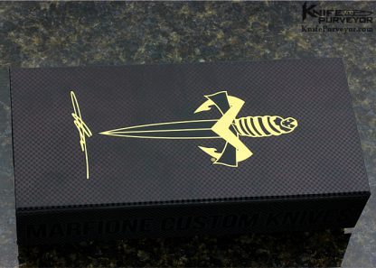 Microtech Marfione Custom Knife Custom Sigil Carbon Fiber with Copper - Image 7