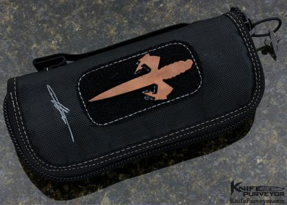Microtech Marfione Custom Knife Custom Sigil Carbon Fiber with Copper - Image 6