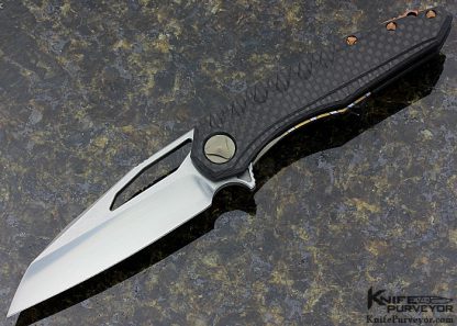 Microtech Marfione Custom Knife Custom Sigil Carbon Fiber with Copper - Image 9