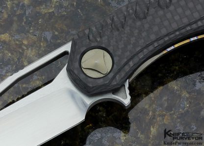 Microtech Marfione Custom Knife Custom Sigil Carbon Fiber with Copper