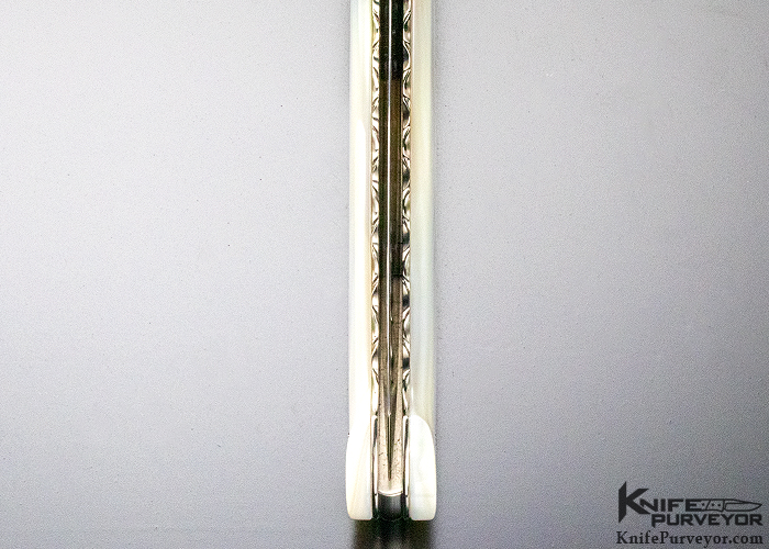 Fabrizio Silvestrelli Set of 2 Mother of Pearl Subhilt Lock-back Fighters Engraved by Creative Arts & Mario Terzi - Image 10