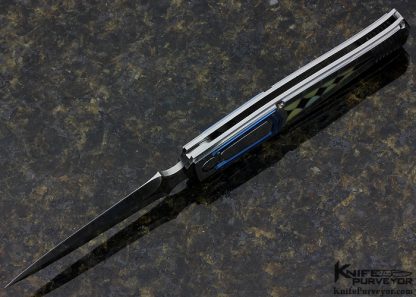 Mario Peddiu Custom Knife "Pulsante" Lever Release Dagger - Image 5