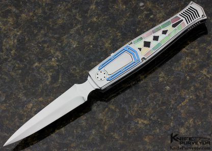 Mario Peddiu Custom Knife "Pulsante" Lever Release Dagger
