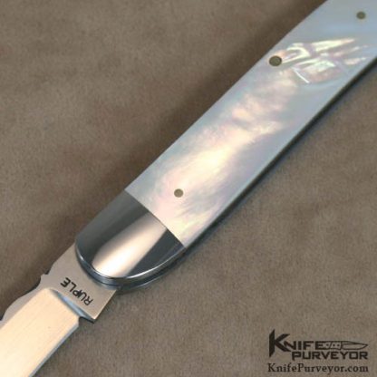 Bill Ruple Custom Knife Pearl Texas Toothpick - Image 2