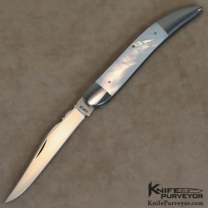 Bill Ruple Custom Knife Pearl Texas Toothpick
