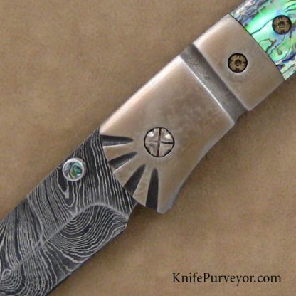 Mel Pardue Custom Knife Abalone Linerlock - Image 2
