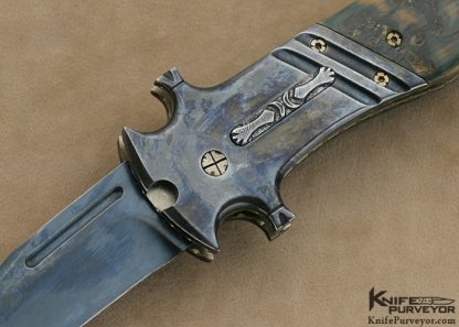 Mel Pardue Custom Knife Wutz Steel  Automatic Linerlock - Image 2