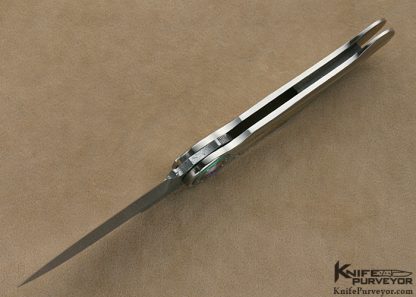 Michael Walker Custom Knife Damasteel Damascus & Titanium D-Lock - Image 8