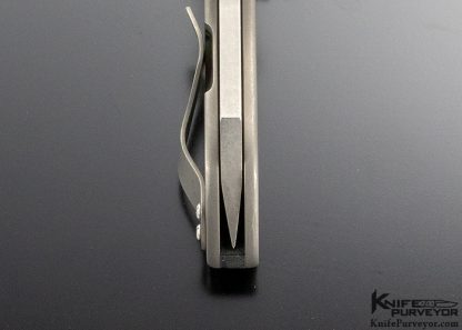 Michael Burch Custom Knife Mid-Tech Dao Titanium Frame Lock Folder - Image 8