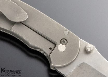Michael Burch Custom Knife Mid-Tech Dao Titanium Frame Lock Folder - Image 4