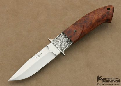 Michael Jankowski Custom Knife Kati Mau Engraved Mini Wilderness