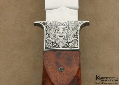 Michael Jankowski Custom Knife Kati Mau Engraved Mini Wilderness - Image 3