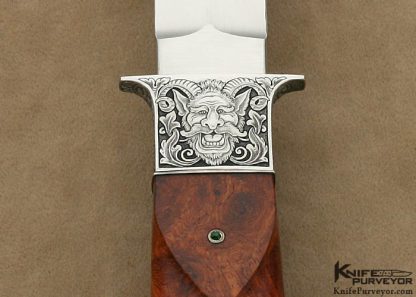 Michael Jankowski Custom Knife Kati Mau Engraved Mini Wilderness - Image 5