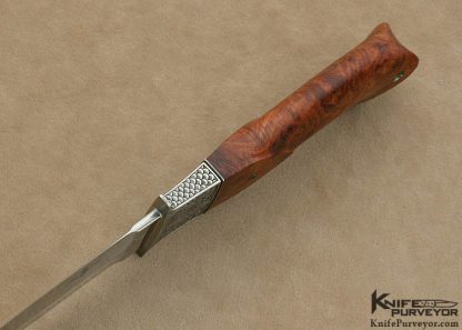 Michael Jankowski Custom Knife Kati Mau Engraved Mini Wilderness - Image 6
