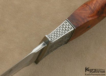 Michael Jankowski Custom Knife Kati Mau Engraved Mini Wilderness - Image 7