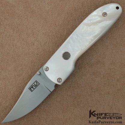 Michael Vagnino Custom Knife Pearl Double Action Auto
