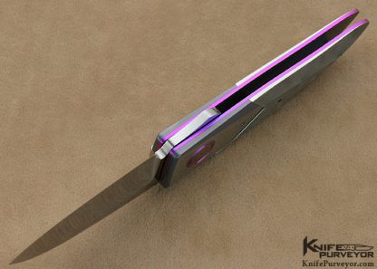 9 mar 2017 Michael Walker Custom Knives Damasteel Damascus California Lock - Image 6