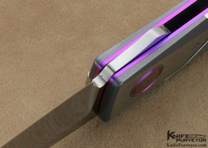 9 mar 2017 Michael Walker Custom Knives Damasteel Damascus California Lock - Image 7