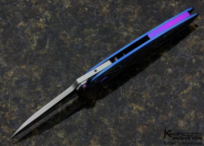 Michael Walker Custom Knife Engraved by Patricia Walker Blade Lock - Image 4