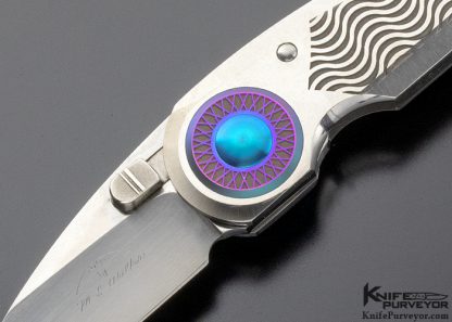 Michael Walker Custom Knife Cresent Blade Lock - Image 2