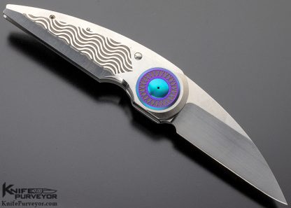 Michael Walker Custom Knife Cresent Blade Lock - Image 3